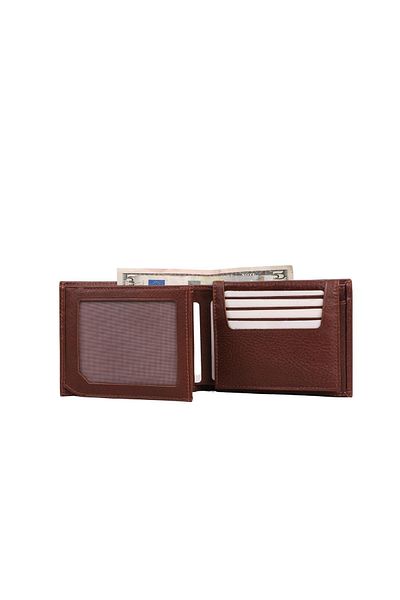 Legend Leather Мъжки портфейл от естествена кожа Taba 1530