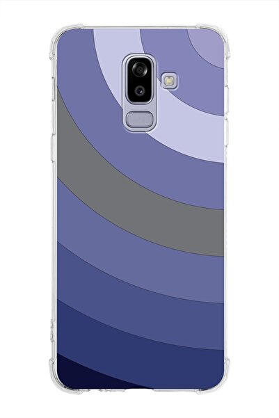 PrintiFy Samsung Galaxy J8 (2018) Köşe Korumalı Antişok Kapak Renk Cümbüşü Ta...