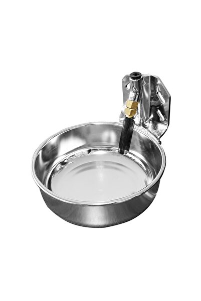 KERBL Pirinç Şamandıralı Paslanmaz Çelik Suluk