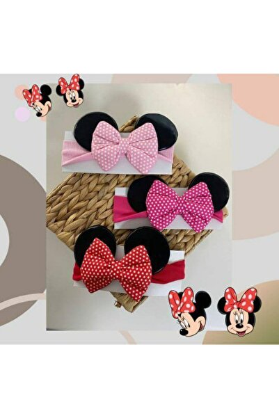 Petite Ponpon Baby Minnie Mouse 3 Piece Bandana Set