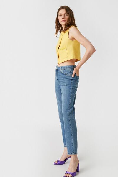 Koton Women's Light Indigo Jeans