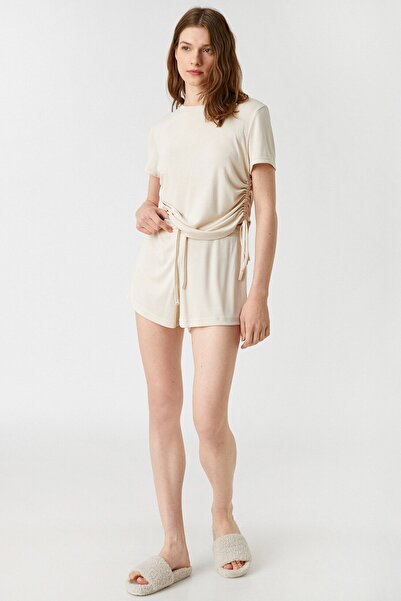 Koton Graue Shorts und Bermudas für Damen 2SLK80005MK