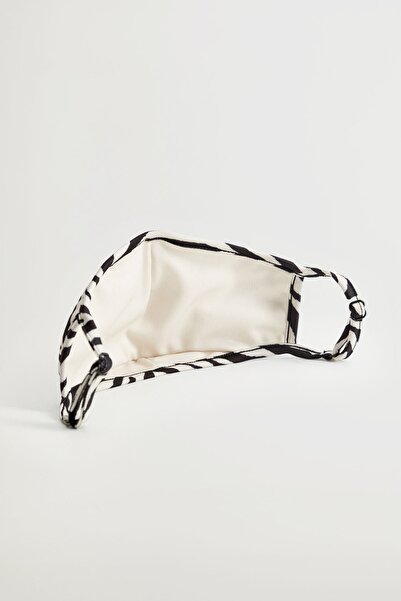 MANGO Woman Kadın Siyah Yüz Maskesi 77024433