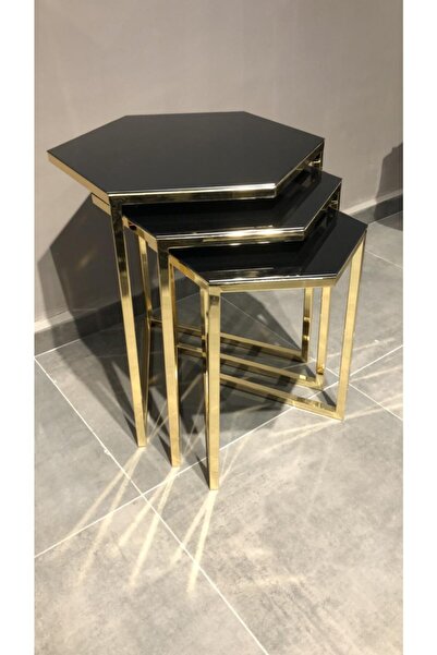 BYALANZA Geometrik Sehpa