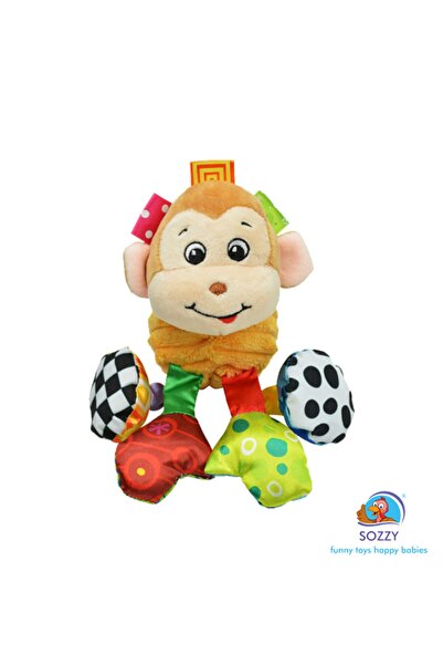 Sozzy Toys Sozzytoys Titreşimli Ve Çıngıraklı Hayvanlar Maymun