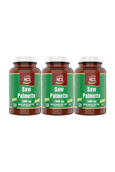 NCS Saw Palmetto 1000 Mg 3 Kutu 360 Tablet Zinc Biotin