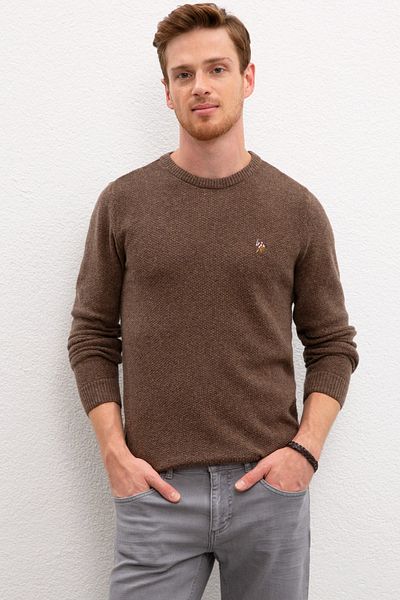 U.S. Polo Assn. Brown Men's Sweater
