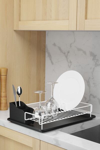 Teknotel TEK KATLI TABAKLIK BULAŞIKLIK BEYAZ KB006