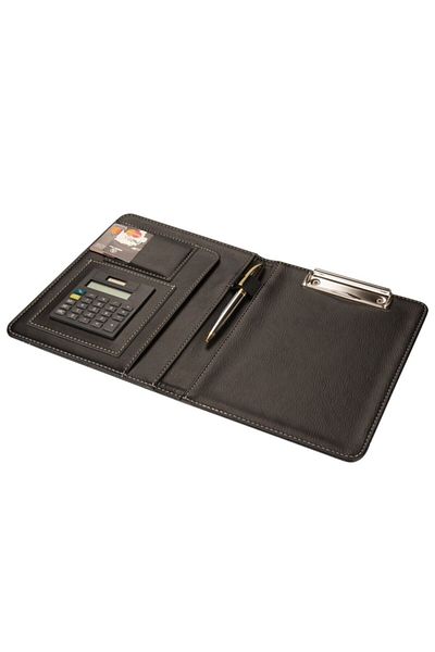2K A5 Faux Leather Hilton Garni Secretary Block Tray with Calculator (100 Sheets)