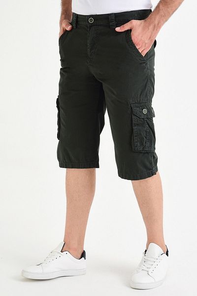 Trendyol Collection Khaki Men's Cargo Shorts TMNSS23SR00048 - Trendyol