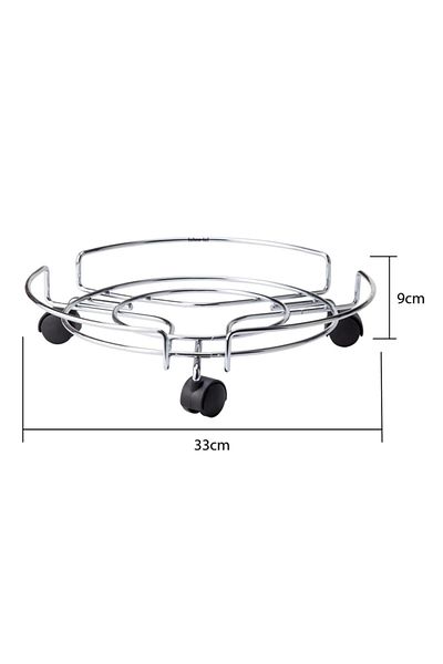 Teknotel Baza cromată DAMACANA - TUBE, GARDEN POT MG052