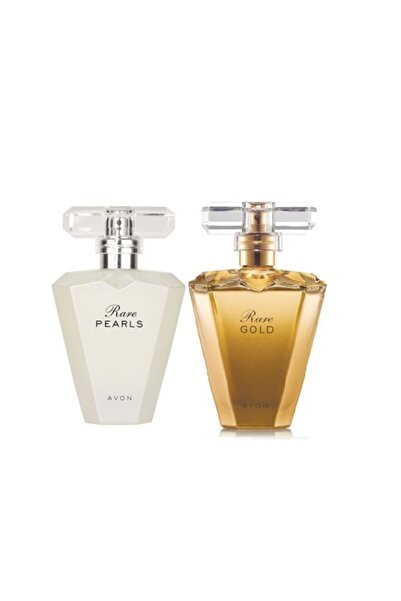 AVON Kadın Rare Pearls EDP 50 ml  + Rare Gold EDP 50 ml  Parfüm