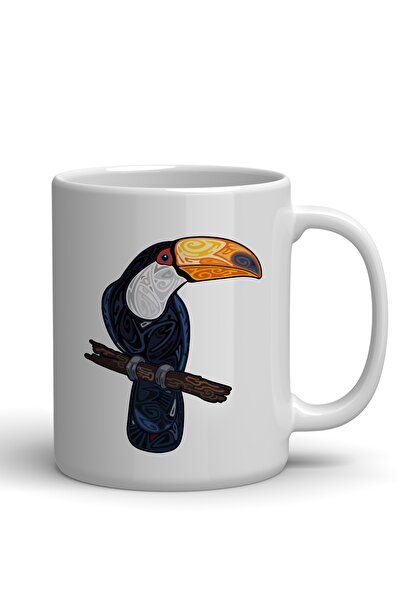 Hediyelink Tukan Bird Printed Mug