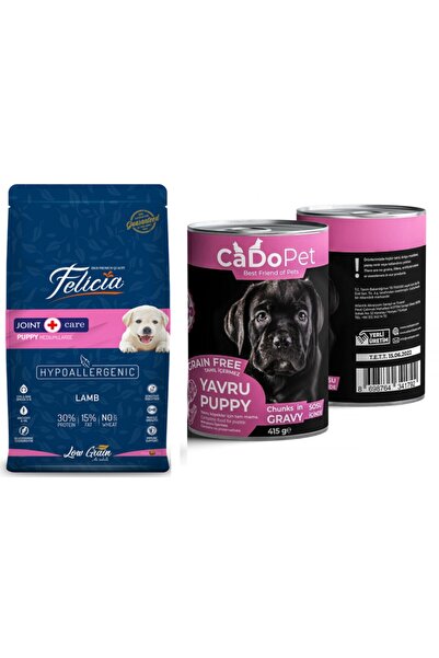 Felicia Az Tahıllı Yavru Kuzulu Orta Büyük Irk Hypoallergenic Köpek Maması 3 ...