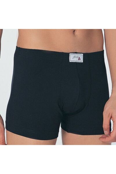 Anıl Men's Navy Blue Cotton Thick Elastic Cotton Fabric Boxer Briefs 0027