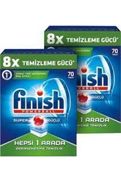 Finish Fınısh Tablet 8x Hepsi Bir Arada 70'li 2 Adet