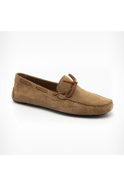 Giuseppe Mengoni Ανδρικά παπούτσια casual Camel Mo-7810-7574 Sıgaro Suede