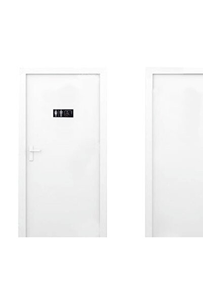 Dekokonsept Dekoratif Wc Yönlendirme Tabelası-kadın & Erkek & Engelli