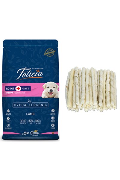 Felicia Az Tahıllı Yavru Kuzulu Orta Büyük Irk Hypoallergenic Köpek Maması 3 ...