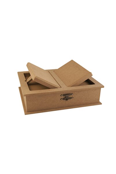 Bozkar Ahşap Ahşap Boyama Kutu Kt53