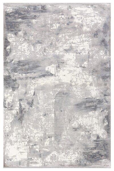 Padişah Gri Desenli Halı 160x230 Abstract Koleksiyonu 31872-030