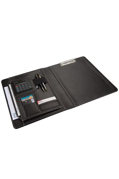 2K A4 Artificial Leather Elite Secretary Block Tray with Calculator (100 Sheets)