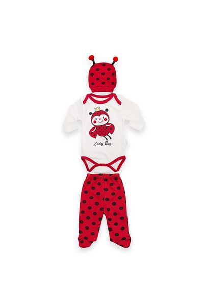 Mini Bird 370 Ladybug Badi and Hat Set Minibird