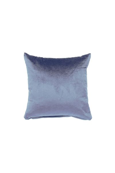 Alacastore Pernă de pernă umplută cu silicon cu mărgele de catifea albastră gri 43x43