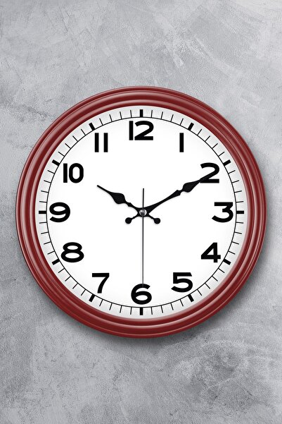 EMORES ساعة حائط زجاجية حقيقية مزخرفة بآلية صامتة مقاس 31 سم