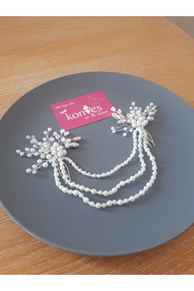 KONTES GELİN Κορώνα νύφης και αξεσουάρ μαλλιών