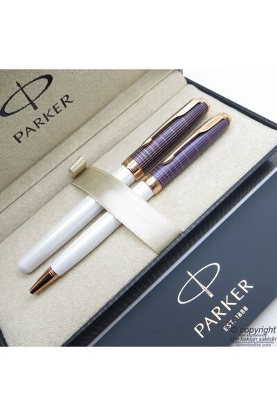 Parker Sonnet Special Edition Roller Kalem + Tükenmez Kalem Set | Kalem | Ism...