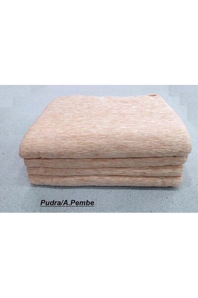 Mandaş Chenille Woven Sofa Cover Maxi Set 3+3+1+1 (optional) - Powder