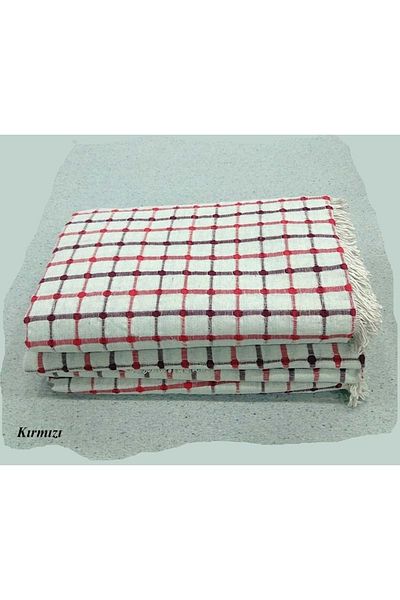 Buldan Husa de canapea extensibila din bumbac rosu 180x300