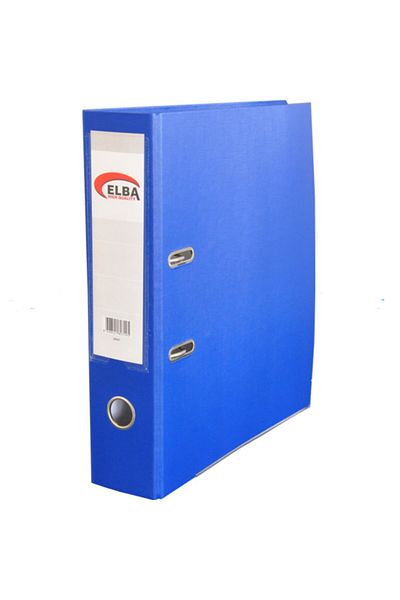 ELBA Folder Plastic Luxury Narrow & Wide Blue 25 Pieces