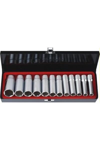 Rico 12 Piece 1/2 Long Socket Set 6 Corner