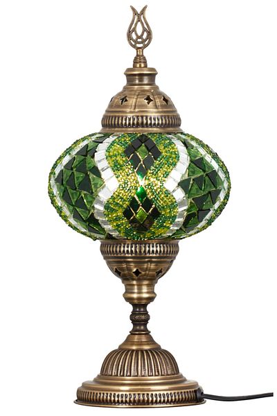Demmex Mosaic Desktop Bedside Table Authentic Decor Lamp Night Light Lighting Lamp