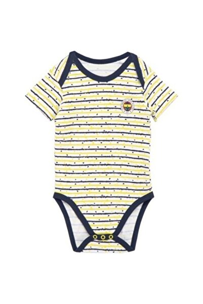 Fenerbahçe Lisanslı Unisex Bebek Zıbın Sarı-lacivert