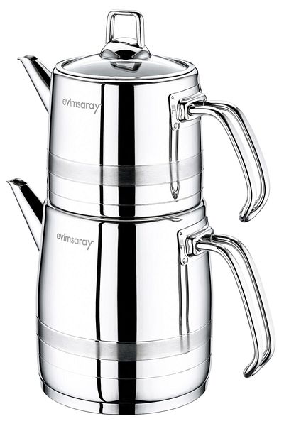 Evimsaray Medium Size Selen Teapot Set