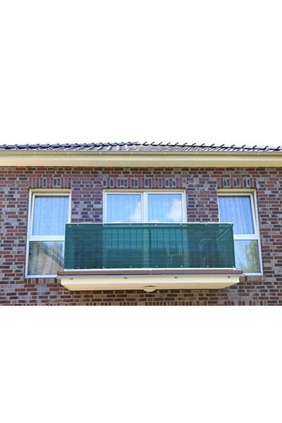 Asenya Balkon Bezi Balkon Brandası 0,50x4 M %95 Yeşil Gölgelik