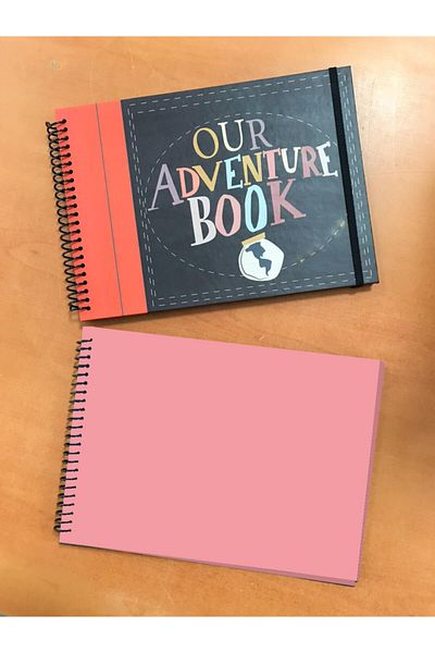 PAKLON Adventure Book Travel Adventure Book Pink Inner Page