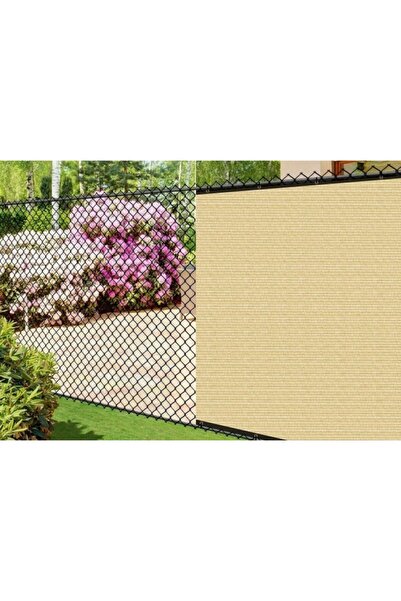 Asenya Gölgelik File 1x11 m Krem Branda Balkon Balkon Demiri Korkuluk Çit Fil...