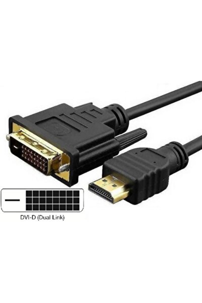 Alfais 4254 Hdmi To Dvi 10 Metre Çevirici Dönüştürücü Görüntü Kablosu