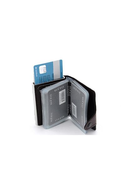 MKM Black Tomatik Transparent Credit Card Holder