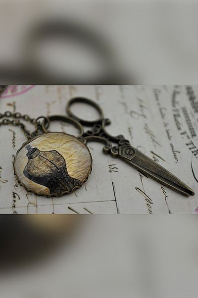 LADYMİRAGE Nostalgic Tailor Bronze Necklace