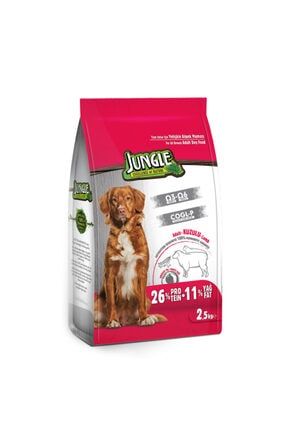 jungle 2 5 kg kuzu etli yetiskin kopek mamasi fiyati yorumlari trendyol