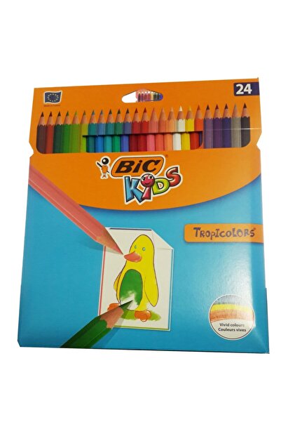 Bic Kids Tropicolors 24 Renk Tam Boy Boya Kalemi