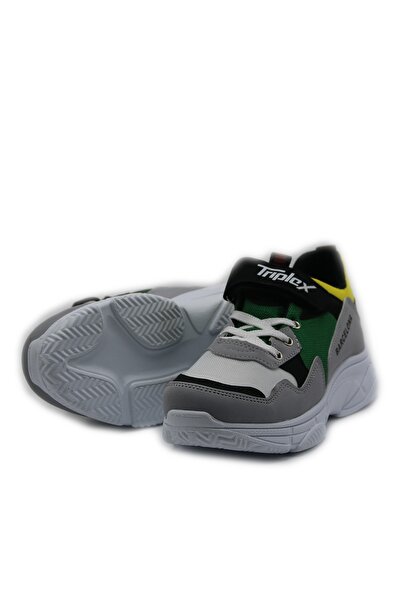 Abay Сіро-зелені спортивні кросівки для хлопчиків