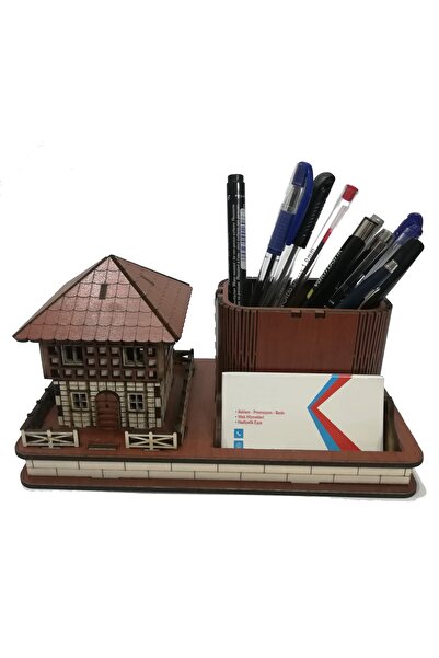 Plaket Home Serendip Gift Desktop - Pen Holder and Business Card Holder Ser010
