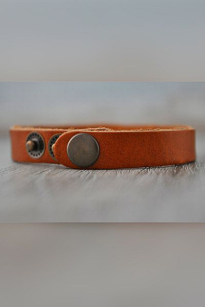 LADYMİRAGE Aventurine Natural Stone Original Leather Bracelet