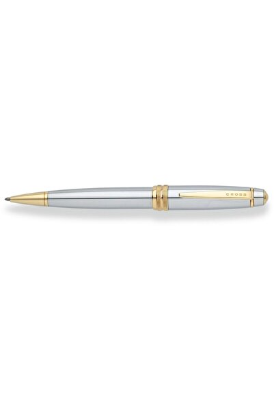 Cross Bailey Ballpoint Pen Chrome Gold At0452s-6
